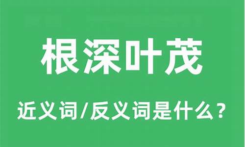 根深叶茂是什么意思-根深叶茂是什么意思指什么生肖