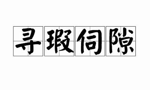 寻瑕伺隙什么意思-寻伺怎么读什么意思